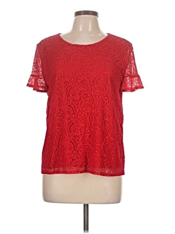 Liz Claiborne Career Short Sleeve Top (view 1)