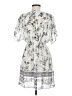Francesca's 100% Polyester Paisley White Cocktail Dress Size M - photo 2