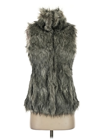 White House Black Market Faux Fur Vest (view 1)