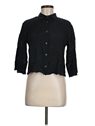Solitaire 3/4 Sleeve Button-Down Shirt (view 1)