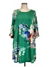 Bellamie Floral Green Casual Dress Size L - photo 1