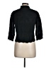 Solitaire Black 3/4 Sleeve Button-Down Shirt Size M - photo 2