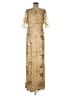 JS Collections 100% Polyester Gold Cocktail Dress Size 8 - photo 1