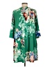 Bellamie Floral Green Casual Dress Size L - photo 2