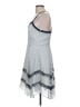 Clarté 100% Polyester Stripes Blue Cocktail Dress Size M - photo 5