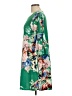 Bellamie Floral Green Casual Dress Size L - photo 5