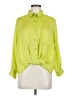 Rose + Olive 100% Polyester Green 3/4 Sleeve Blouse Size M - photo 1