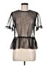 Divided by H&M 100% Polyester Black Short Sleeve Top Size M - photo 1