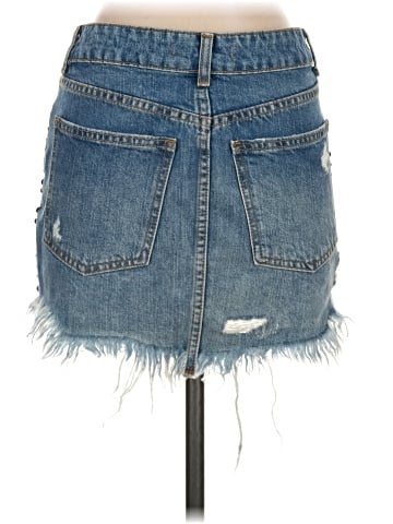 Free People Denim Skirt (view 2)