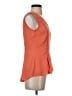 Blue Rain 100% Polyester Orange Sleeveless Blouse Size S - photo 4