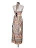 Lulus 100% Polyester Paisley Gray Casual Dress Size S - photo 2