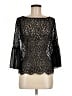ONLY HEARTS Black 3/4 Sleeve Blouse Size M (estimated) - photo 1