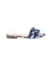 Ann Taylor Polka Dots Blue Sandals Size 8 1/2 - photo 1