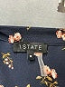 1.State 100% Polyester Floral Blue Short Sleeve Blouse Size 1X - photo 7