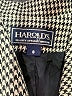 Harold's 100% Wool Houndstooth Gray Wool Blazer Size 8 - photo 6
