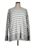 Babaton 100% Viscose Stripes Gray Pullover Sweater Size XL - photo 1