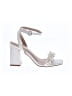 Lulus Silver Sandals Size 7 1/2 - photo 1
