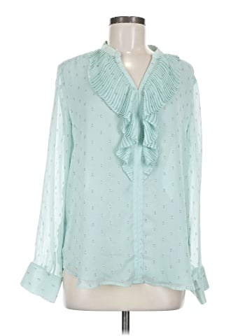 Ann Taylor Long Sleeve Blouse (view 1)
