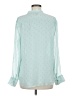Ann Taylor Teal Long Sleeve Blouse Size M - photo 2