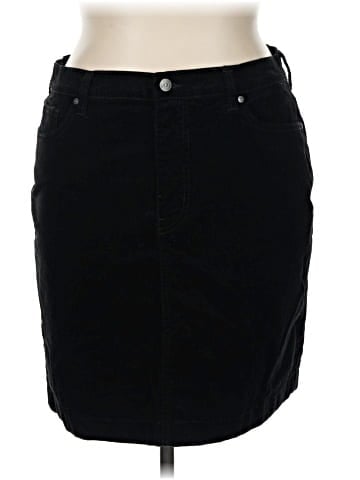 Gloria Vanderbilt Denim Skirt (view 1)