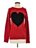 Unbranded 100% Acrylic Hearts Red Pullover Sweater Size S - photo 1