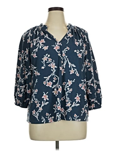 Style&Co 3/4 Sleeve Blouse (view 1)