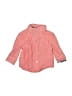 First Impressions 100% Cotton Tweed Red Long Sleeve Button-Down Shirt Size 0-3 mo - photo 1