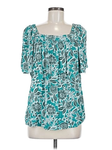 Ann Taylor LOFT Short Sleeve Blouse (view 1)