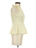 Shein Yellow Sleeveless Blouse Size S - photo 4