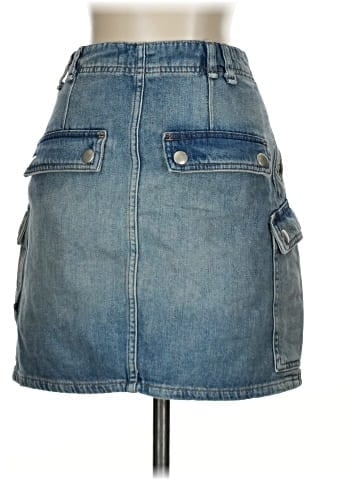 We the Free Denim Skirt (view 2)