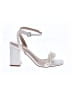 Lulus Silver Sandals Size 7 1/2 - photo 1