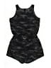Athleta Girl Camo Black Romper Size 12 - photo 1