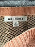Wild Honey Print Pink Pullover Sweater Size M - photo 7