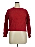Hazel 100% Polyester Hearts Red Pullover Sweater Size XL - photo 1