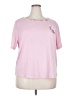 Flora Nikrooz Pink Short Sleeve Top Size XXL - photo 1