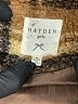 Hayden 100% Polyester Plaid Brown Jacket Size M - photo 6