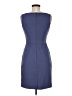 H&M Solid Blue Cocktail Dress Size 6 - photo 2