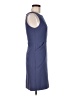 H&M Solid Blue Cocktail Dress Size 6 - photo 4