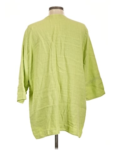 Hot Cotton by Marc Ware 3/4 Sleeve Blouse (view 2)
