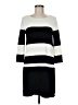 AB Studio Stripes Black Casual Dress Size M - photo 1