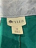 Stylus Solid Teal Casual Pants Size 14 - photo 4