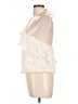 Alice + Olivia 100% Silk Ivory Blouse Size L - photo 5