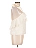 Alice + Olivia 100% Silk Ivory Blouse Size L - photo 4