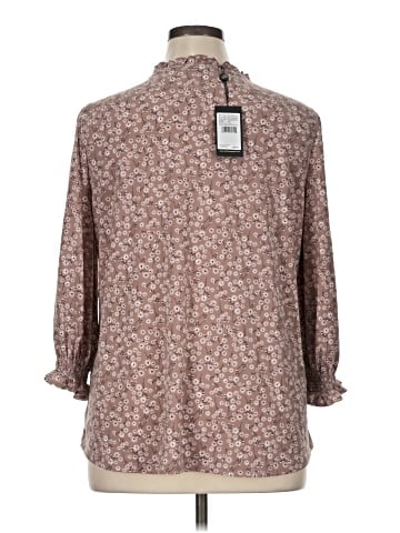 Adrianna Papell 3/4 Sleeve Blouse (view 2)