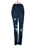 Fashion Nova Hearts Blue Jeans Size 5 - photo 1