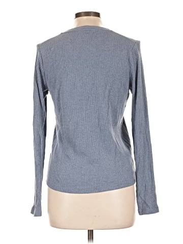 Madewell Brushed Long-Sleeve Henley Tee (view 2)