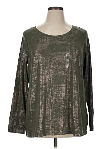a.n.a. A New Approach Long Sleeve Top (view 1)