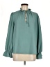 J.Crew Teal Long Sleeve Blouse Size M - photo 1