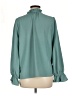 J.Crew Teal Long Sleeve Blouse Size M - photo 2