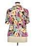 Koret Floral Brown Short Sleeve Blouse Size 2X (estimated) - photo 2